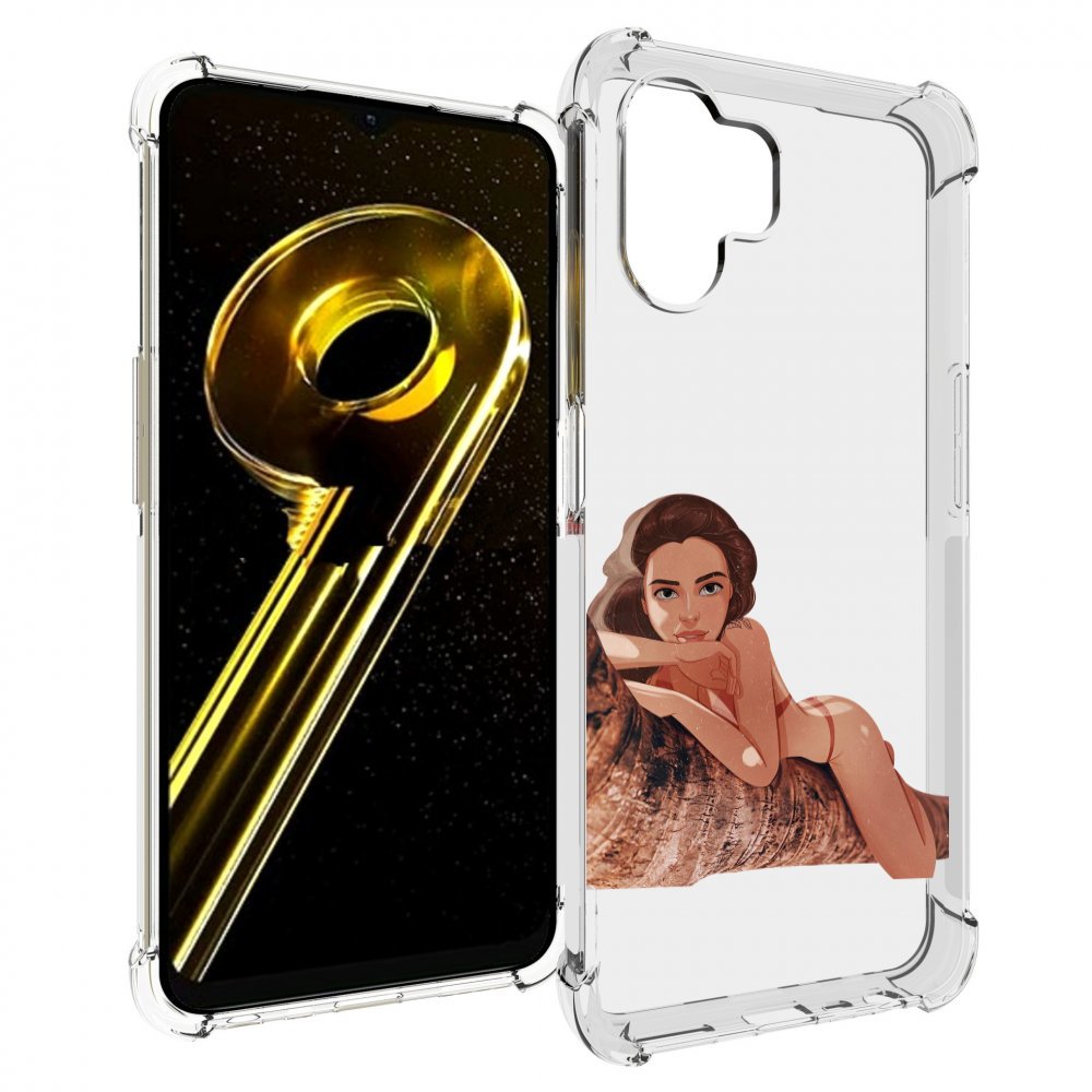 

Чехол бампер MyPads амазонка-на-дереве для Realme 10 5G противоу..., Прозрачный, Tocco