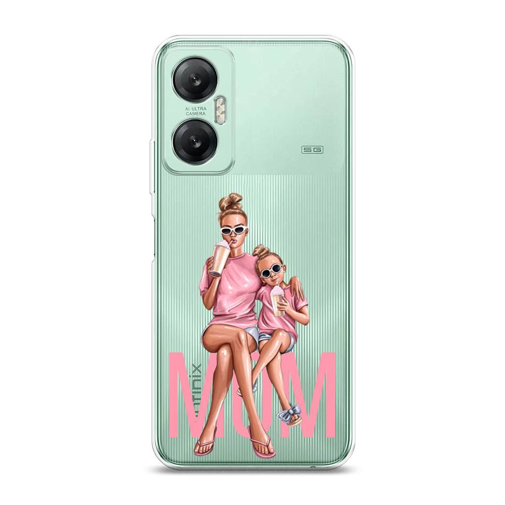 

Чехол Awog на Infinix HOT 20 5G "Lovely mom", Бежевый;розовый;прозрачный, 3103250-7
