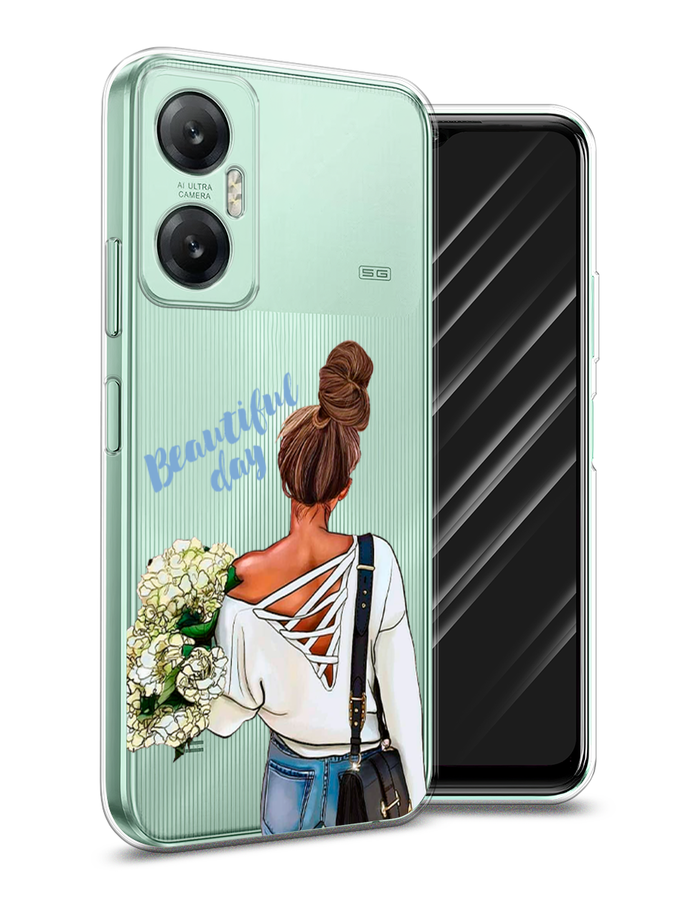 

Чехол Awog на Infinix HOT 20 5G "Beautiful day vector", Коричневый;белый;зеленый, 3103250-6