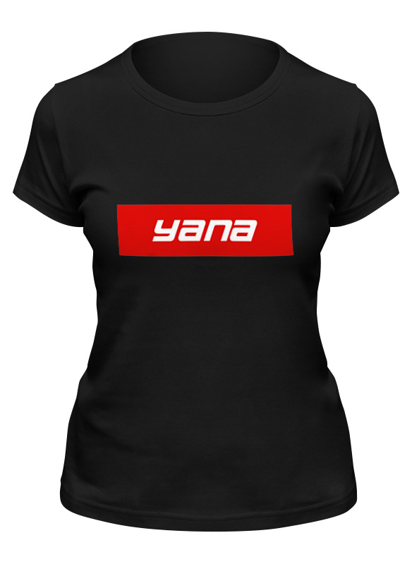 

Футболка мужская Printio Имя yana черная S, Черный, Имя yana