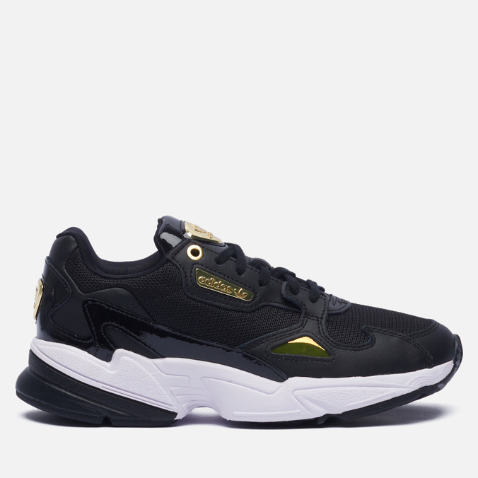 

Кроссовки женские Adidas Originals Falcon черные 38.5 EU, Falcon