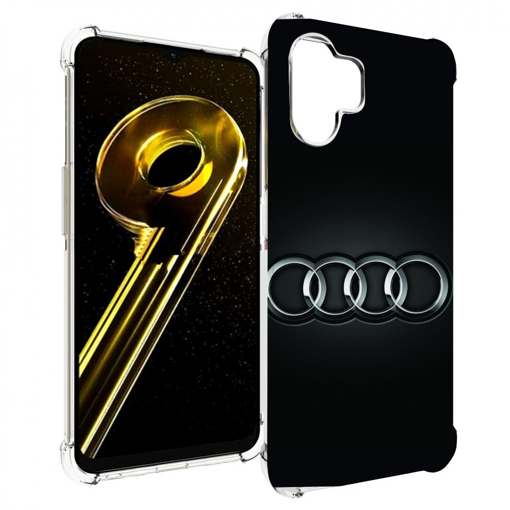 

Чехол бампер MyPads ауди audi 2 для Realme 10 5G противоударный, Прозрачный, Tocco