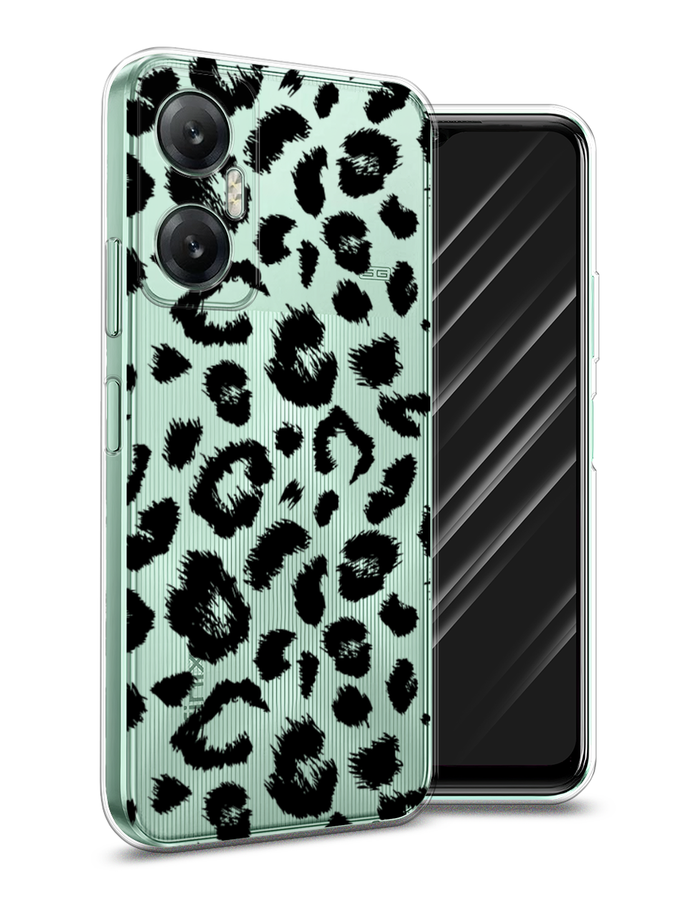 

Чехол Awog на Infinix HOT 20 5G "Окрас леопарда фон", Черный, 3103250-2