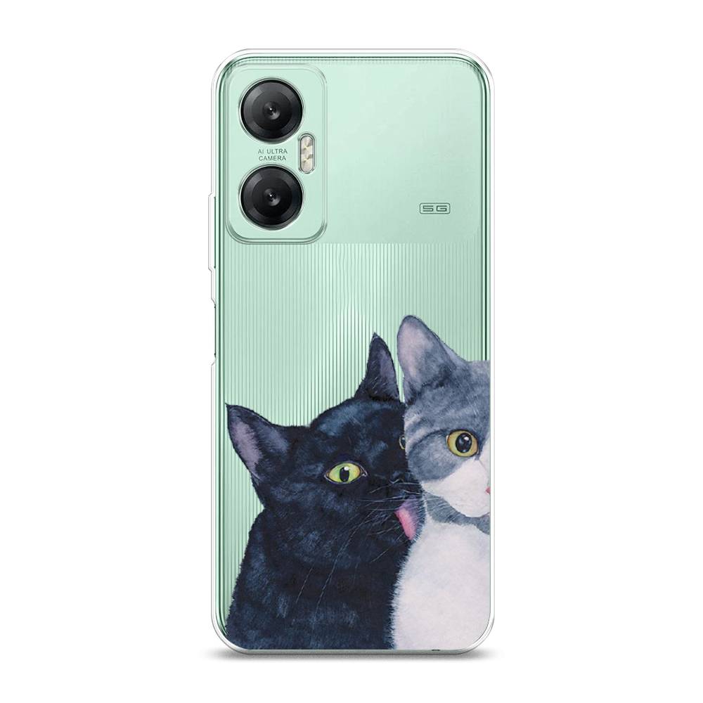 

Чехол Awog на Infinix HOT 20 5G "Кошачья любовь", Синий, 3103250-1