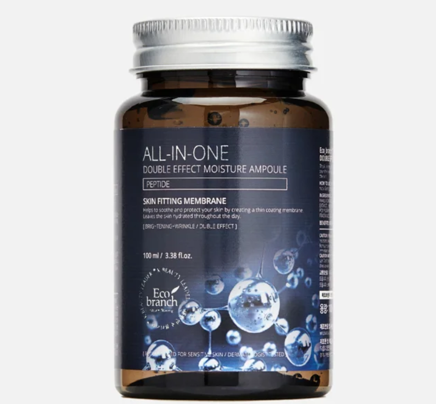 Ампульная сыворотка для лица Eco Branch Peptide Double Effect Moisture 3-In-One 100 мл
