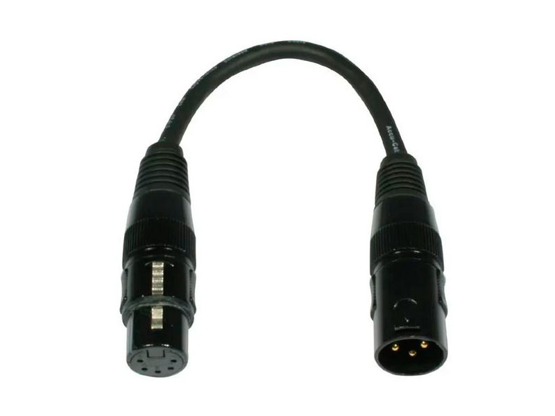 фото Переходник american dj xlr3/m - xlr5/f ac-dmxt/3m5f american audio