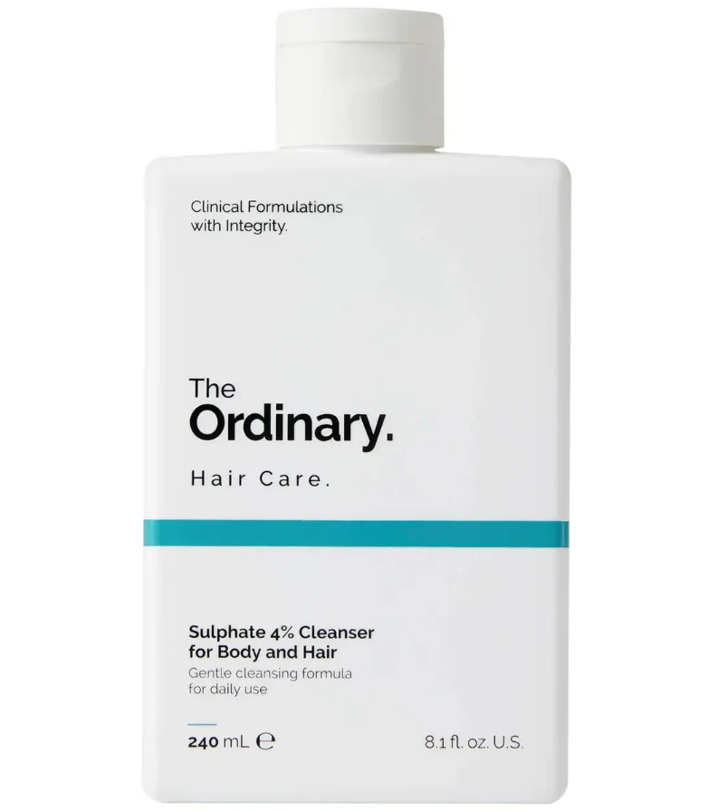 Шампунь The Ordinary Hair Care Sulphate 4% Cleanser For Body And Hair, 240мл