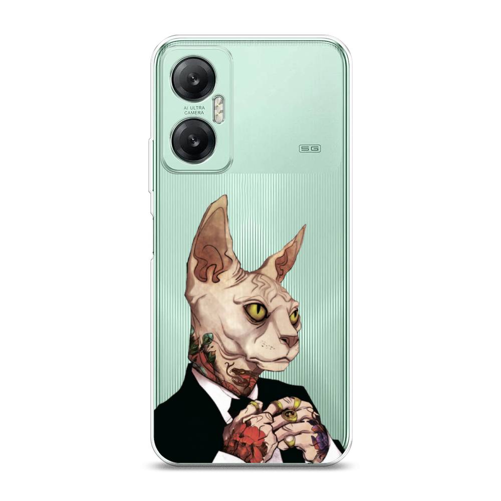 

Чехол Awog на Infinix HOT 20 5G "Татуированный сфинкс", Бежевый;черный;красный, 3103250-7