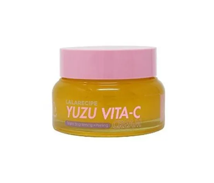 

Крем-гель для выравнивания тона Lalarecipe Yuzu Vita C Cream brightening Anti wrinkle 50мл