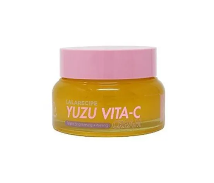 Крем-гель для выравнивания тона Lalarecipe Yuzu Vita C Cream brightening Anti wrinkle 50мл