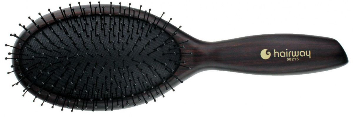 

Щетка массажная Hairway Professional Venge 11-рядная овальная, Коричневый;черный