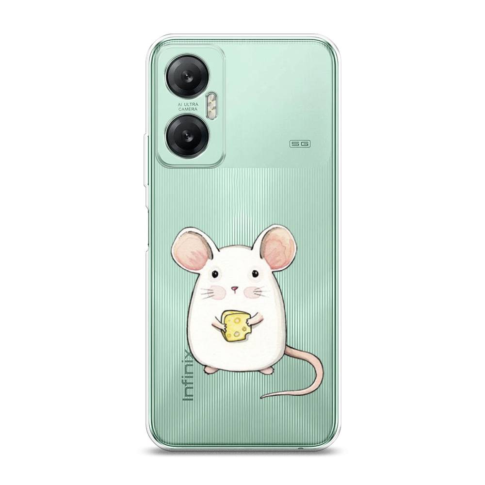 

Чехол Awog на Infinix HOT 20 5G "Мышка", Белый, 3103250-1