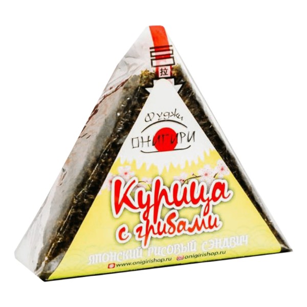 

Ролл Фуджи Онигири с курицей и грибами 120 г