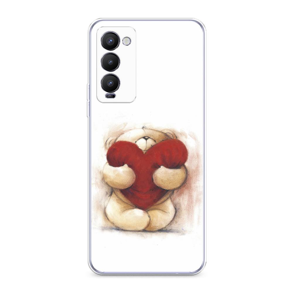 

Чехол Awog на Tecno Camon 18/18T "Мишка с сердцем 1", Разноцветный, 300950-6