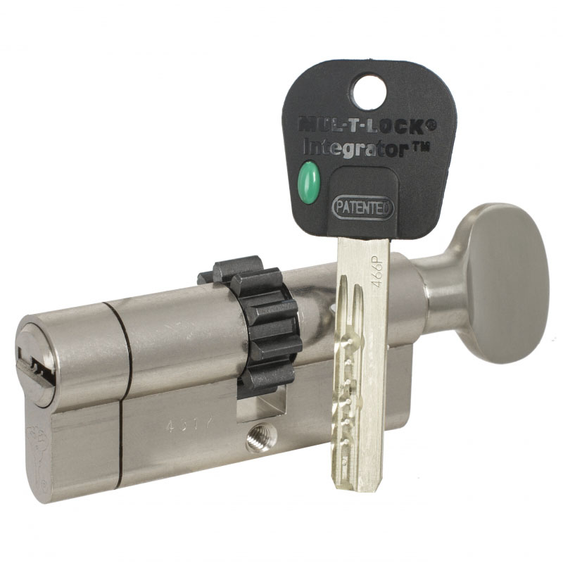 

Цилиндр Mul-t-Lock Integrator B-S ключ-вертушка (размер 45х35 мм) - Никель, Шестеренка, Серебристый