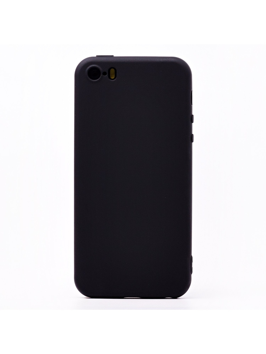 Чехол накладка Activ Full Original Design BaseMarket для Apple iPhone 5S (черный)