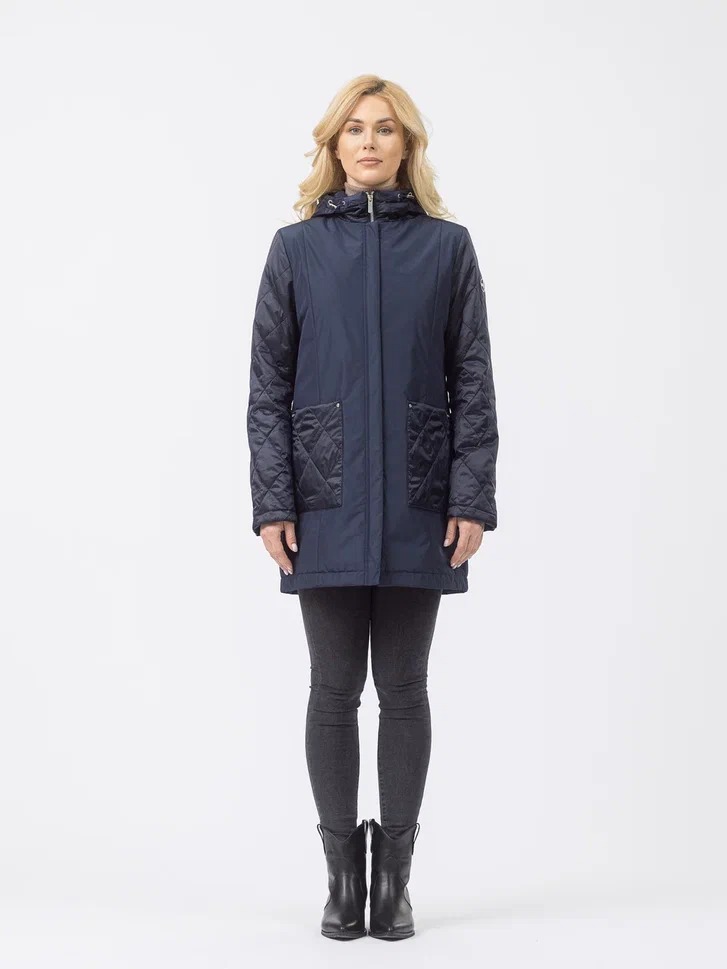 

Куртка женская Maritta 29-3018-10 синяя 36 EU, Синий, 29-3018-10