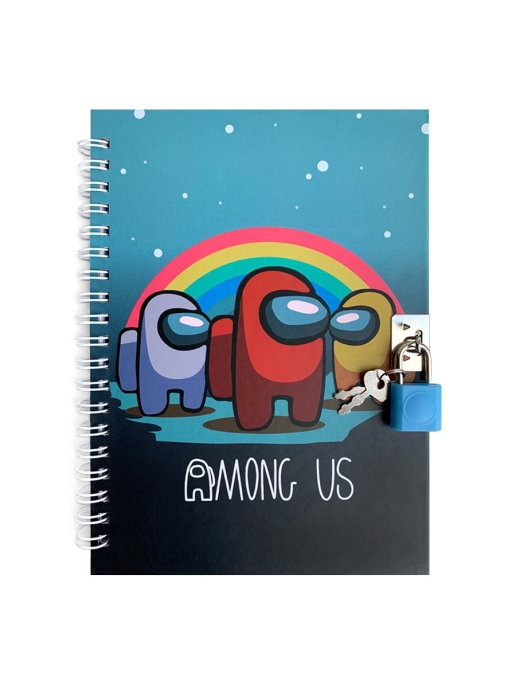 

Блокнот с замком "Among us", Among us