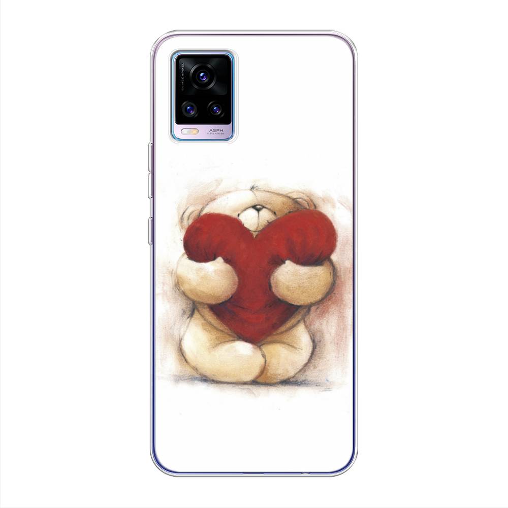 

Чехол Awog на Vivo V20 "Мишка с сердцем 1", Разноцветный, 263350-6
