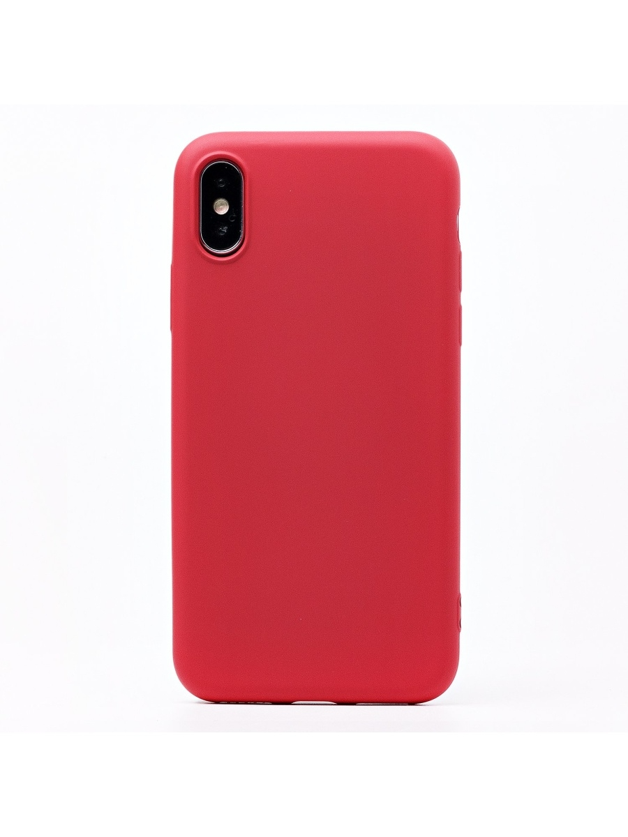 Чехол накладка Activ Full Original Design BaseMarket для Apple iPhone X (красный)