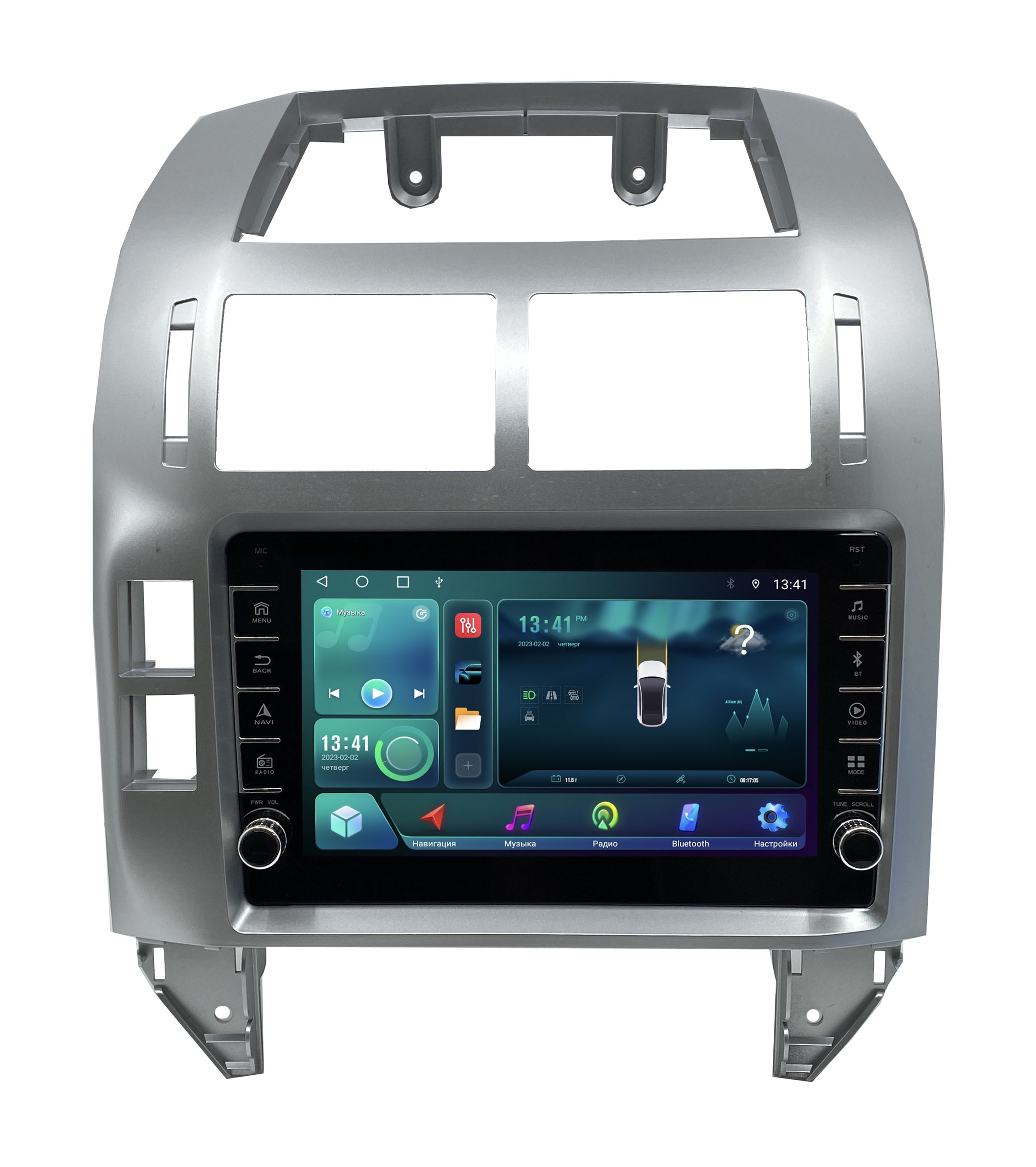 Штатная магнитола ANDROID Volksvagen Polo 4 4 рест 2001-2009 Android 12 232 GB с к 2225500₽