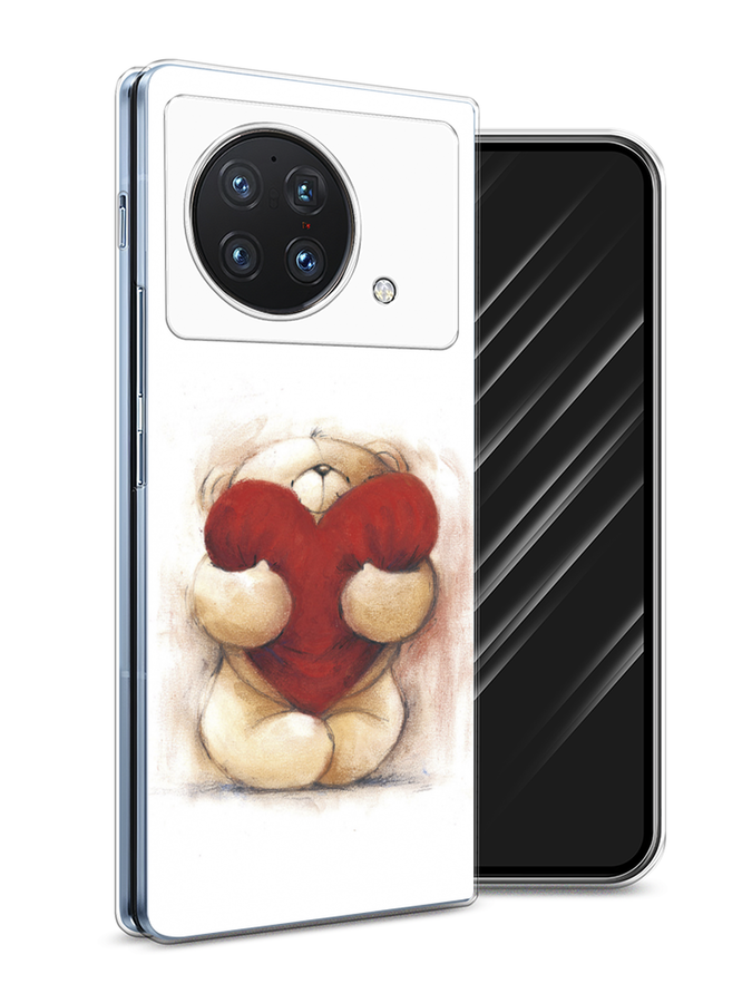 

Чехол Awog на Vivo X Fold "Мишка с сердцем 1", Разноцветный, 266750-6