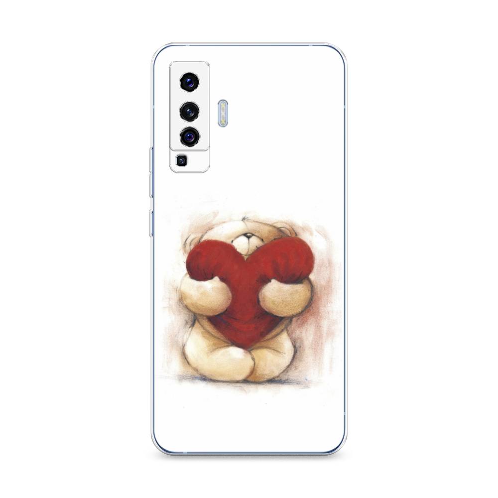 

Чехол Awog на Vivo X50 "Мишка с сердцем 1", Разноцветный, 262250-6