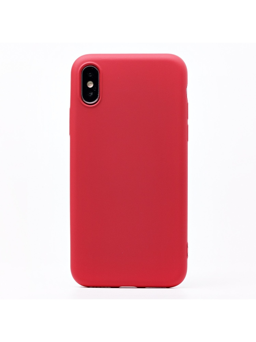 Чехол накладка Activ Full Original Design BaseMarket для Apple iPhone Xs (красный)