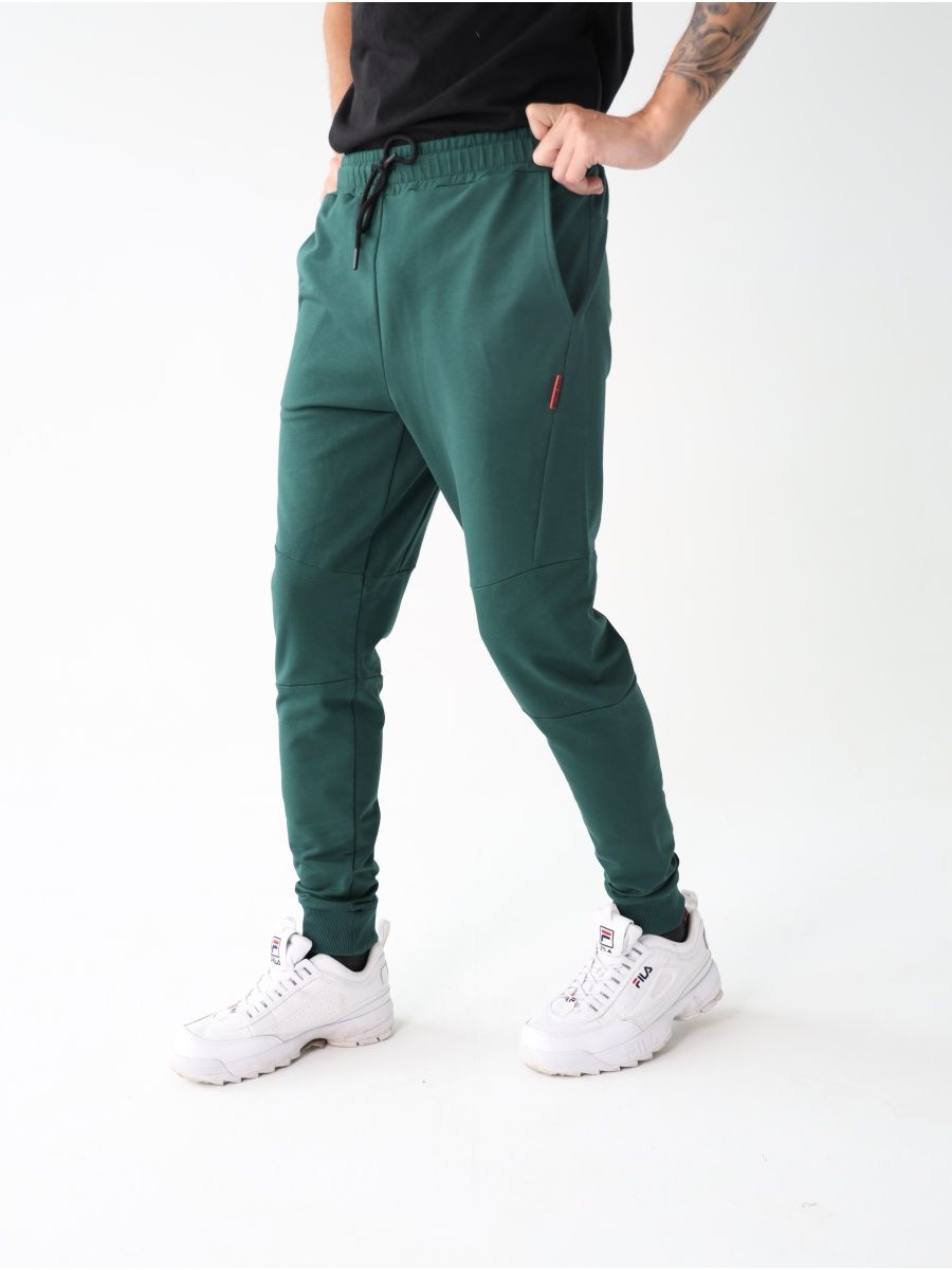 Спортивные брюки мужские Город Горький 39683211 зеленые 46 RU
