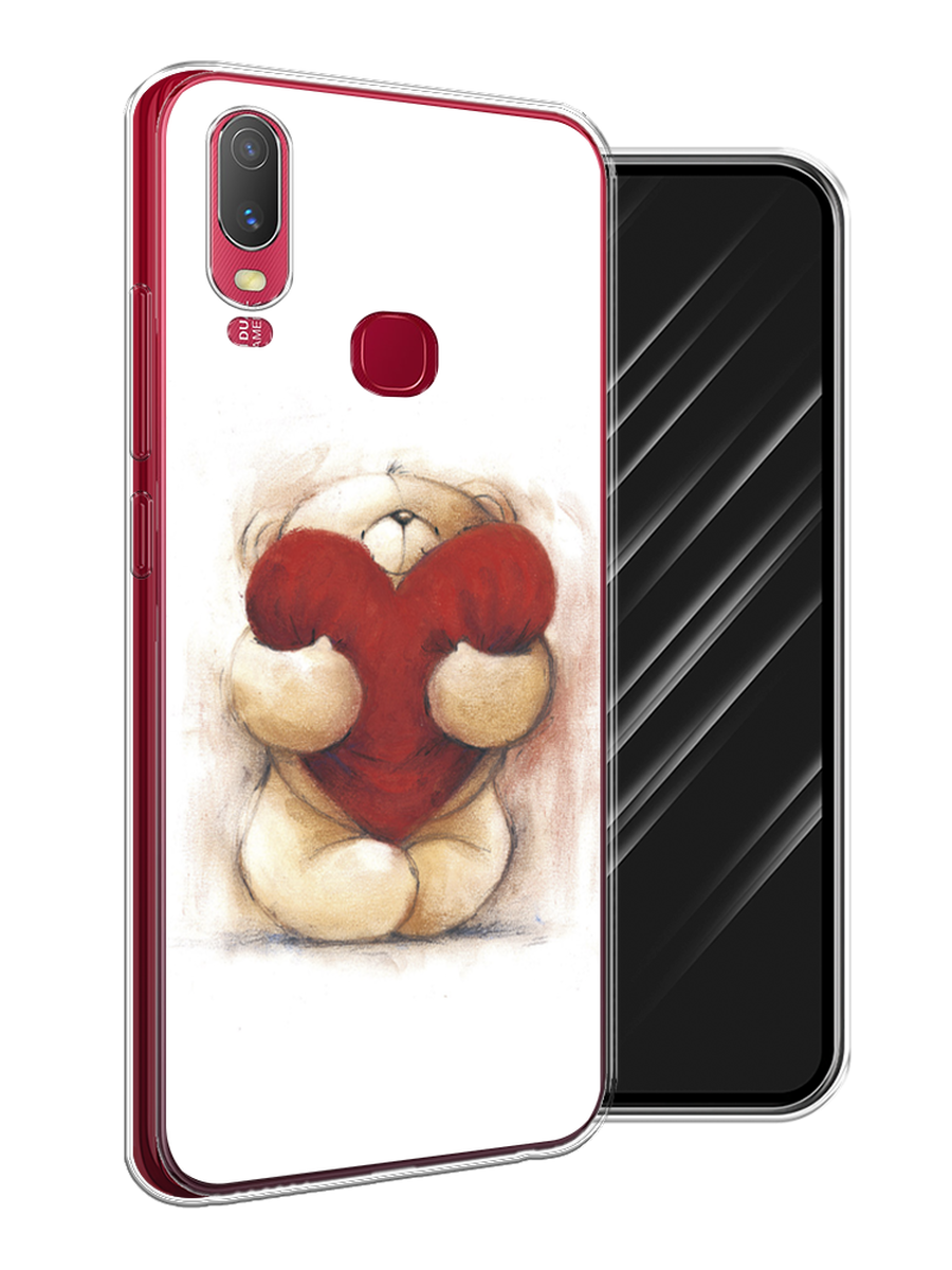 

Чехол Awog на Vivo Y11 "Мишка с сердцем 1", Разноцветный, 261650-6