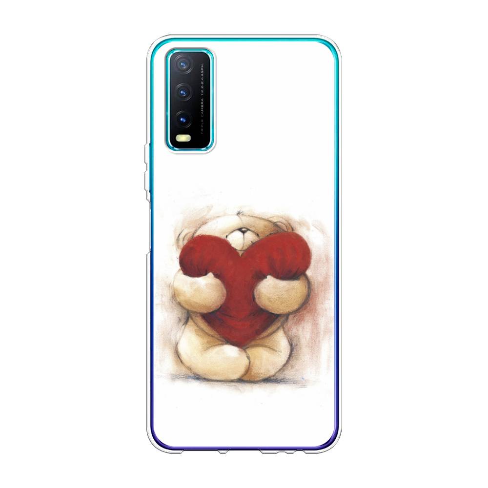 

Чехол Awog на Vivo Y20 "Мишка с сердцем 1", Разноцветный, 263650-6