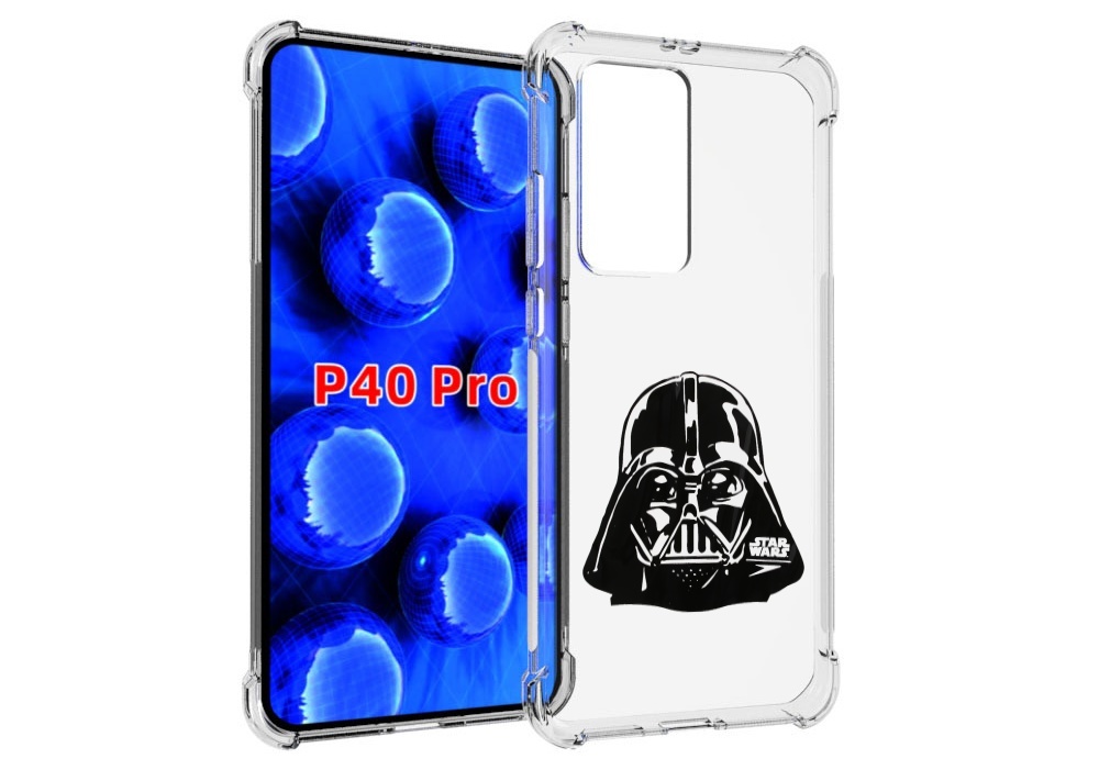 

Чехол MyPads Звездные-войны для Huawei P40 Pro противоударный, Прозрачный, Tocco