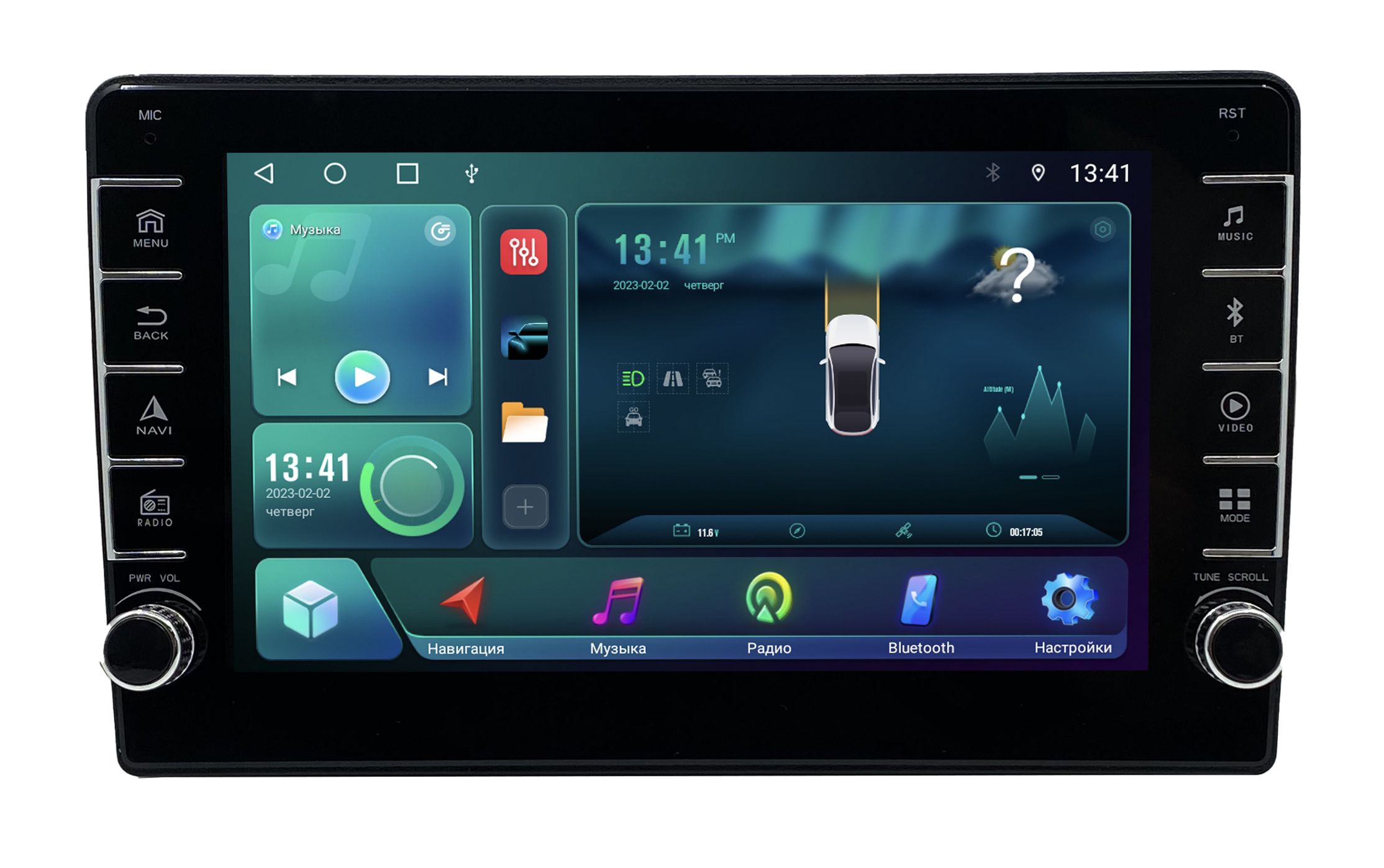 Штатная магнитола ANDROID KIA Ceed - ED ED рест - 2006-2012 Android 12 232 GB с кру 2063900₽