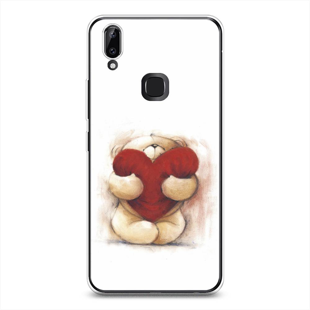

Чехол Awog на Vivo Y85/V9 "Мишка с сердцем 1", Разноцветный, 260350-6