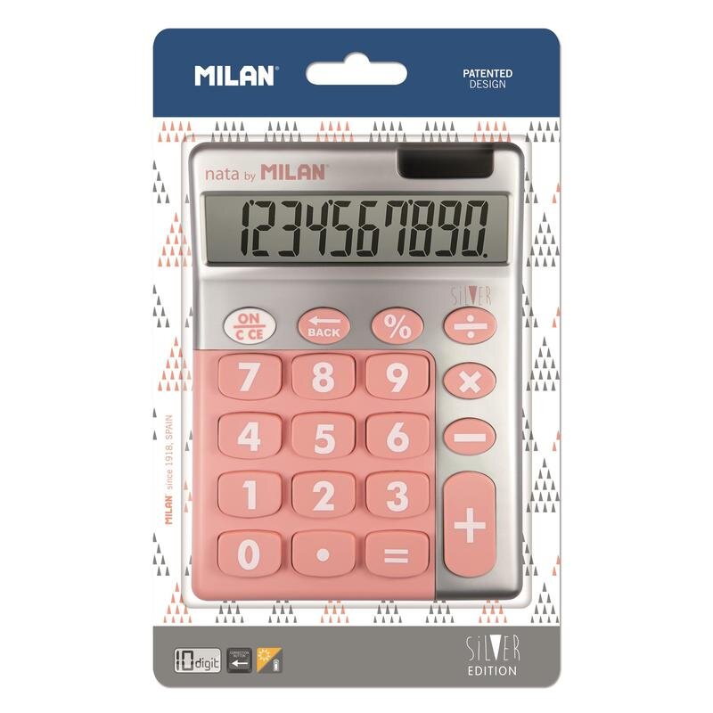 

Калькулятор настольный компактный Milan Silver 159906SLBB 1467005