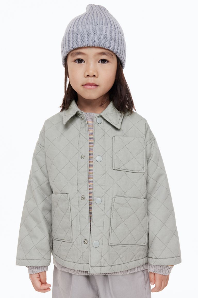 Куртка детская H&M 1128802, цвет светло-серый, размер 104 (доставка из-за рубежа)