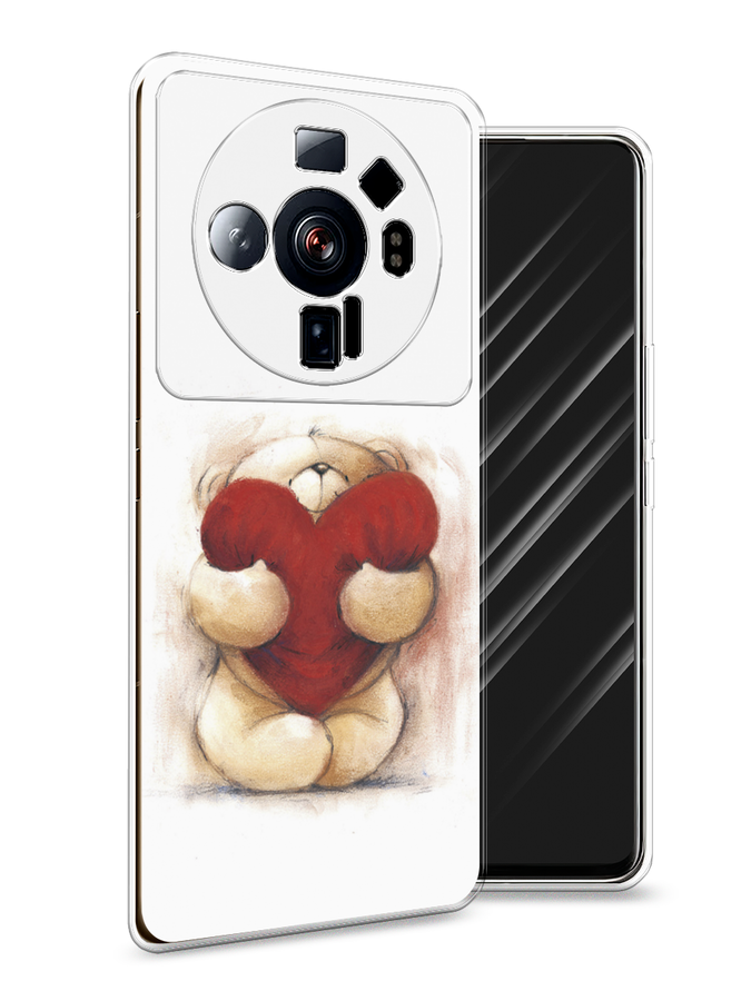 

Чехол Awog на Xiaomi 12S Ultra "Мишка с сердцем 1", Разноцветный, 314550-6