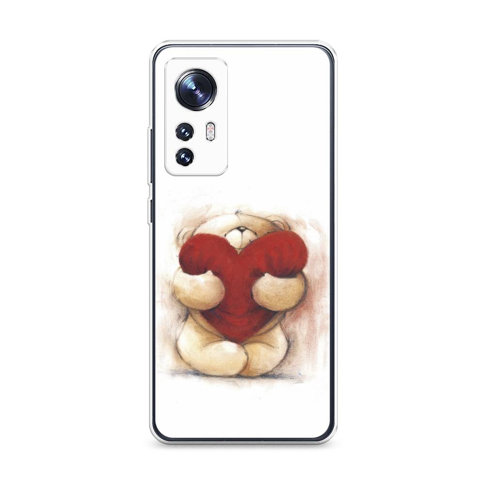 

Чехол Awog на Xiaomi 12/12X/12S "Мишка с сердцем 1", Разноцветный, 312950-6
