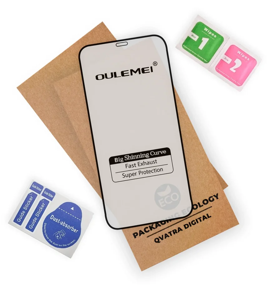 

Защитное стекло Qvatra для Apple iPhone 12 mini / 9D на весь экран, premiglass_apple_12mini