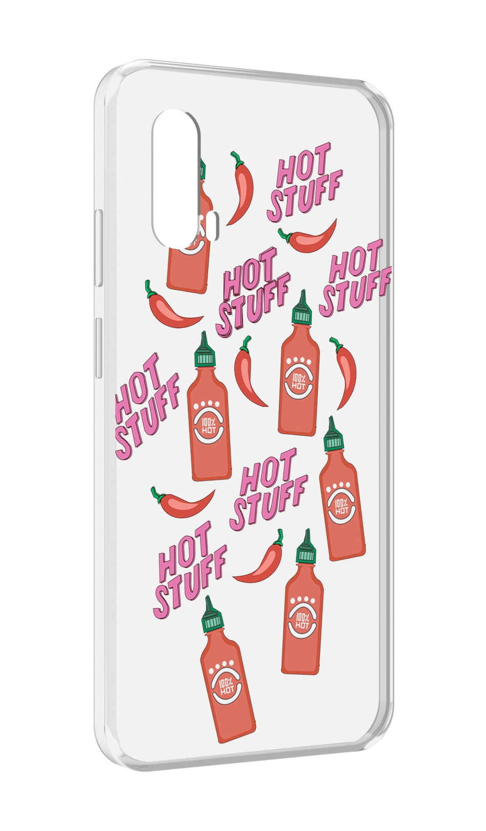 

Чехол MyPads острые-перчики для Blackview BV7100, Прозрачный, Tocco