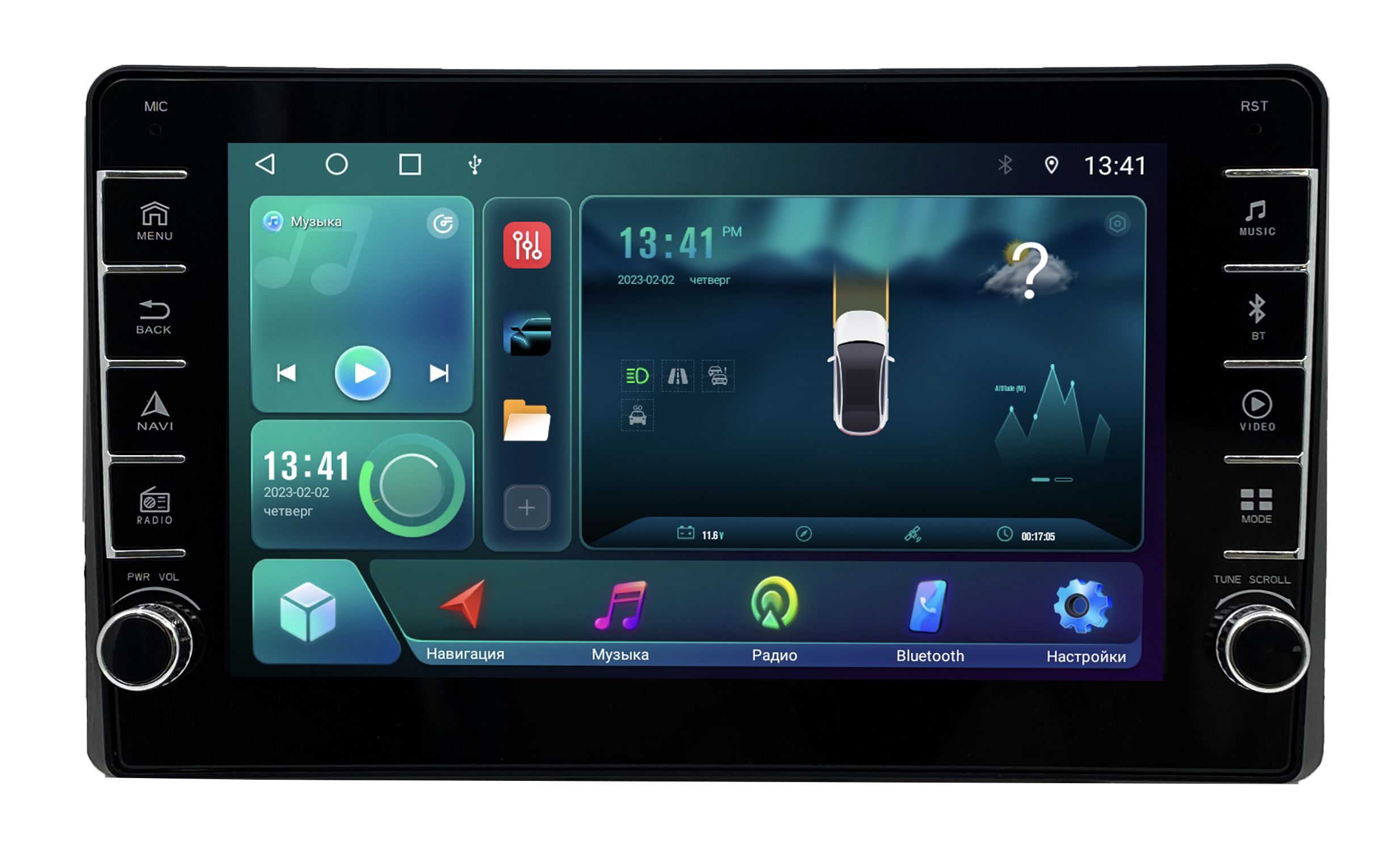 Штатная магнитола ANDROID KIA Carnival 3 - 2014-2020 Android 12 216 GB с крутилками 2099000₽