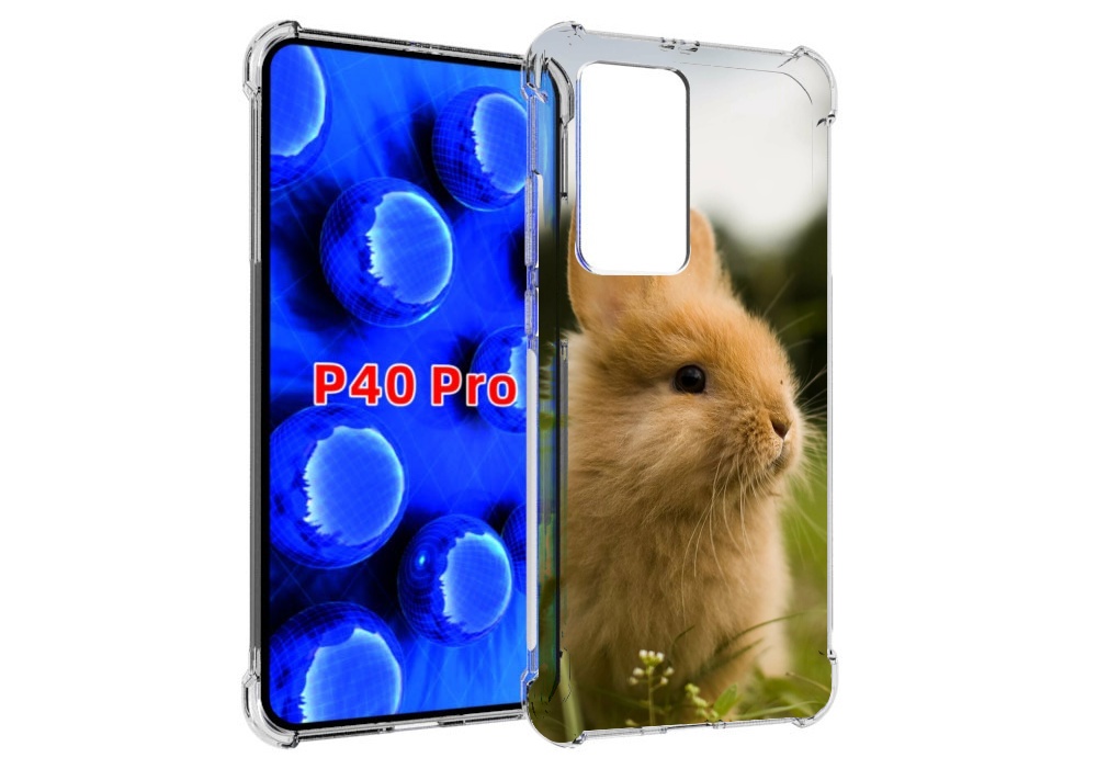

Чехол MyPads Кролик для Huawei P40 Pro противоударный, Прозрачный, Tocco