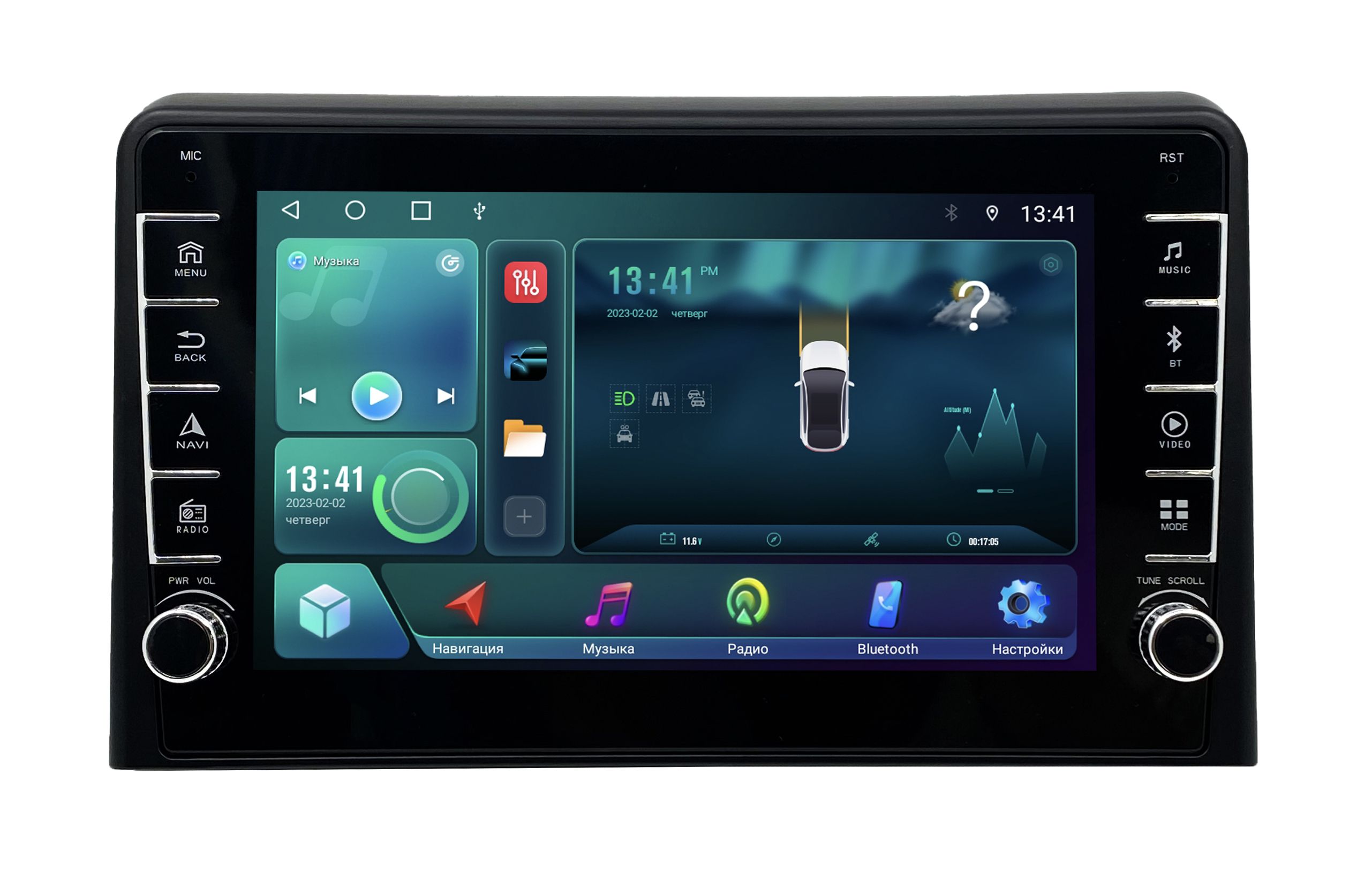 Штатная магнитола ANDROID Hyundai Sonata 7 рест 2017- 2019 Android 12 216 GB с крут 2118900₽