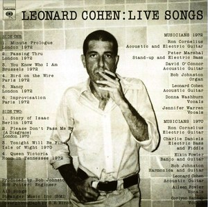 Leonard Cohen: Live Songs (remastered) (180g)