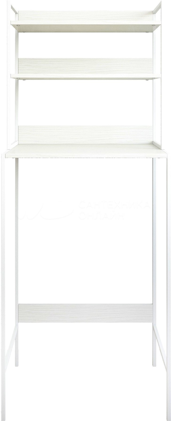 фото Sanflor шкаф стеллаж sanflor белый муар, для стиральной машины 82613187