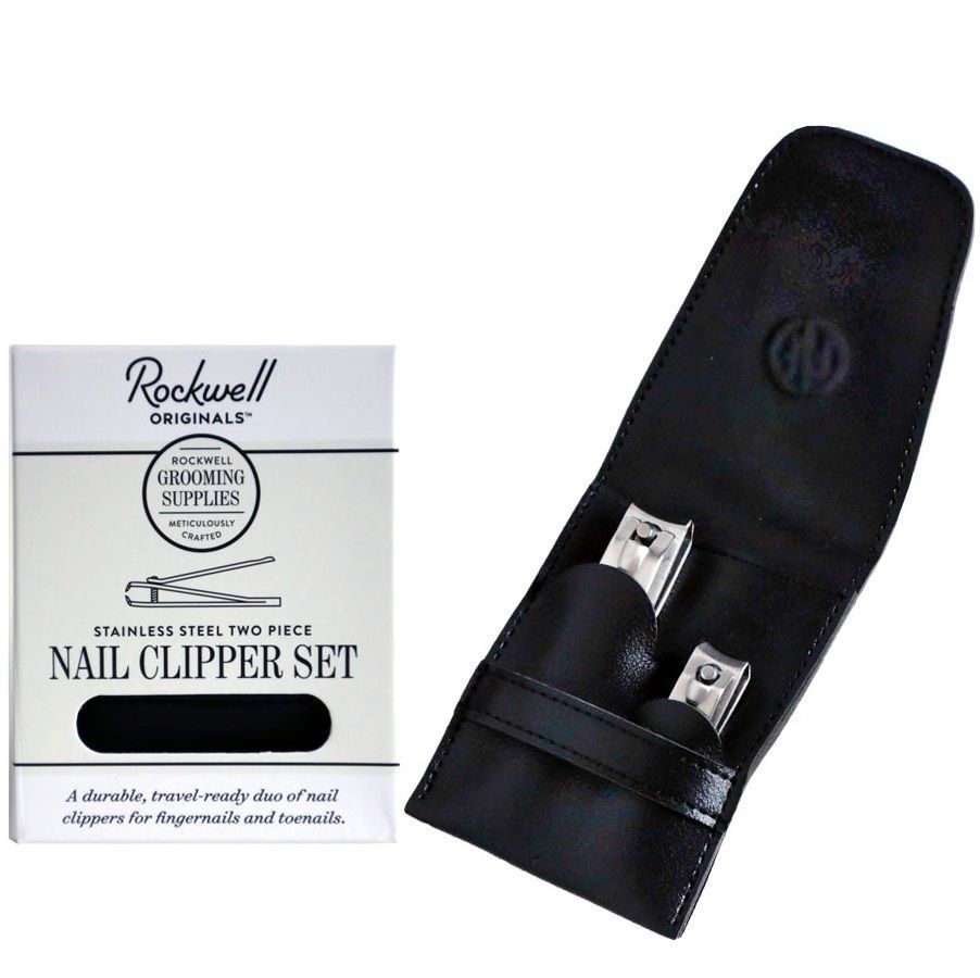 Набор кусачек для ногтей Rockwell Nail Clipper Set нержавеющая сталь 2 предмета чехол нержавеющая сталь круглые пельмени обертки формы набор резак тесто режущий инструмент