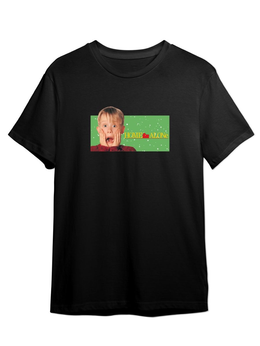 

Футболка унисекс Каждому Своё Один дома/Home alone/Новый год FMOD2 черная 5XL, Черный, "Один дома/Home alone/Новый год" FMOD2