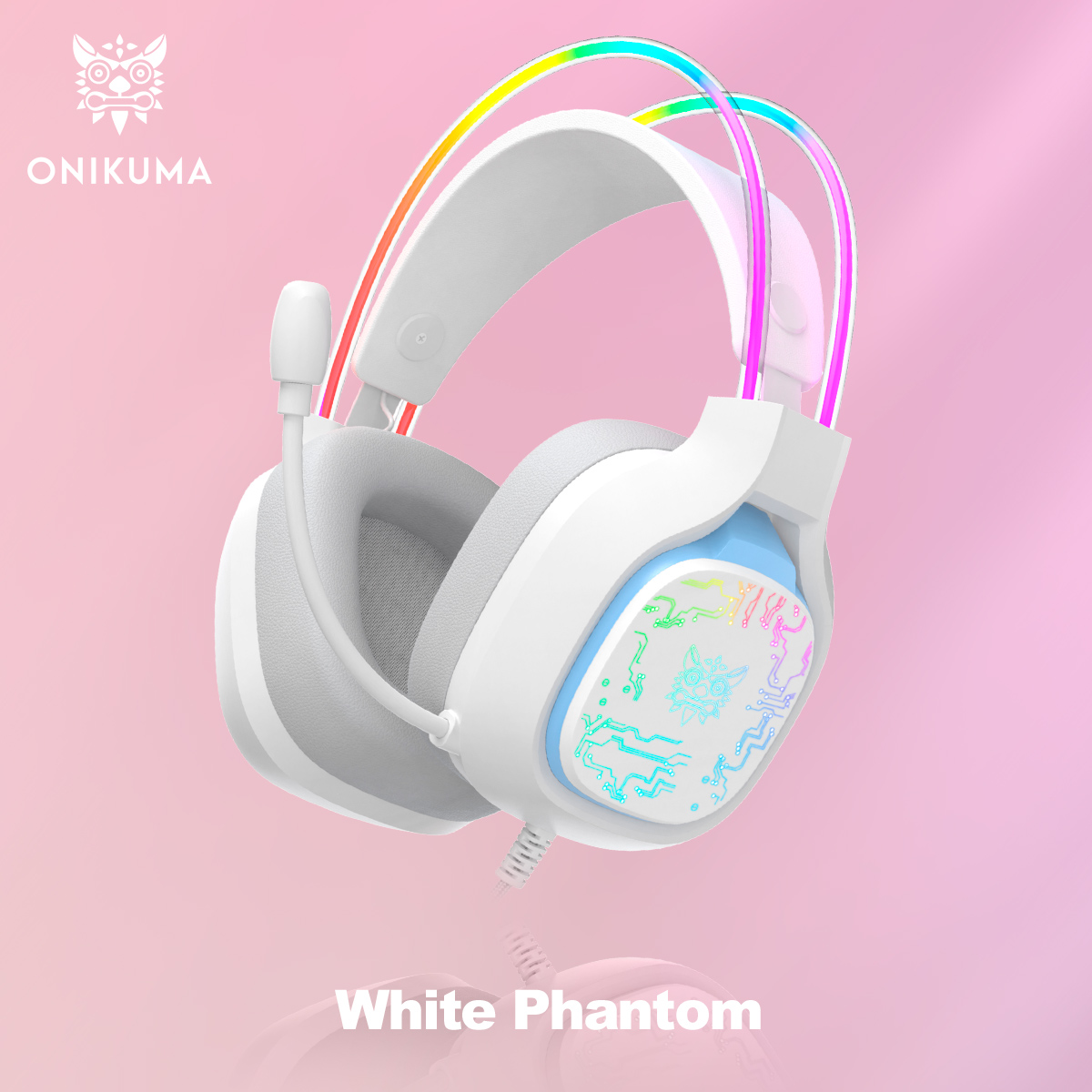 

Игровая гарнитура Onikuma White Phantom X22-W, X22-W