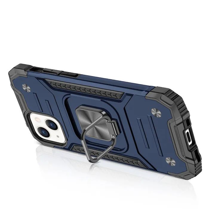 

Противоударный чехол Legion Case для iPhone 13 Mini, Синий;черный