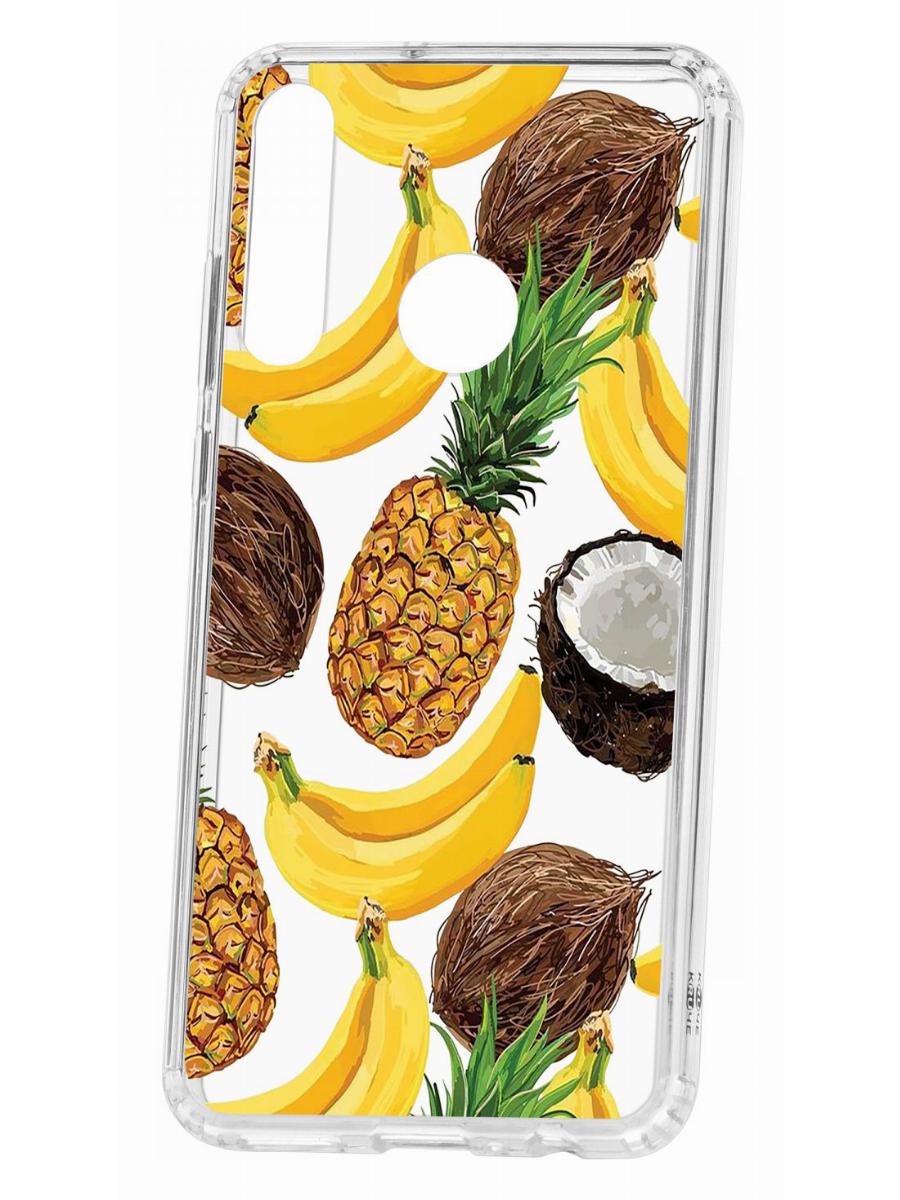 

Чехол для Huawei Y6p 2020 Kruche Print Тропический микс